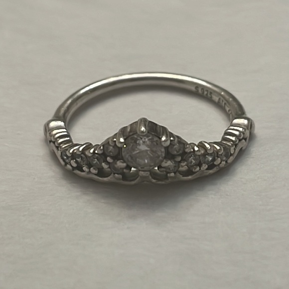 Pandora Fairytale Tiara Wishbone Ring - Picture 7 of 8